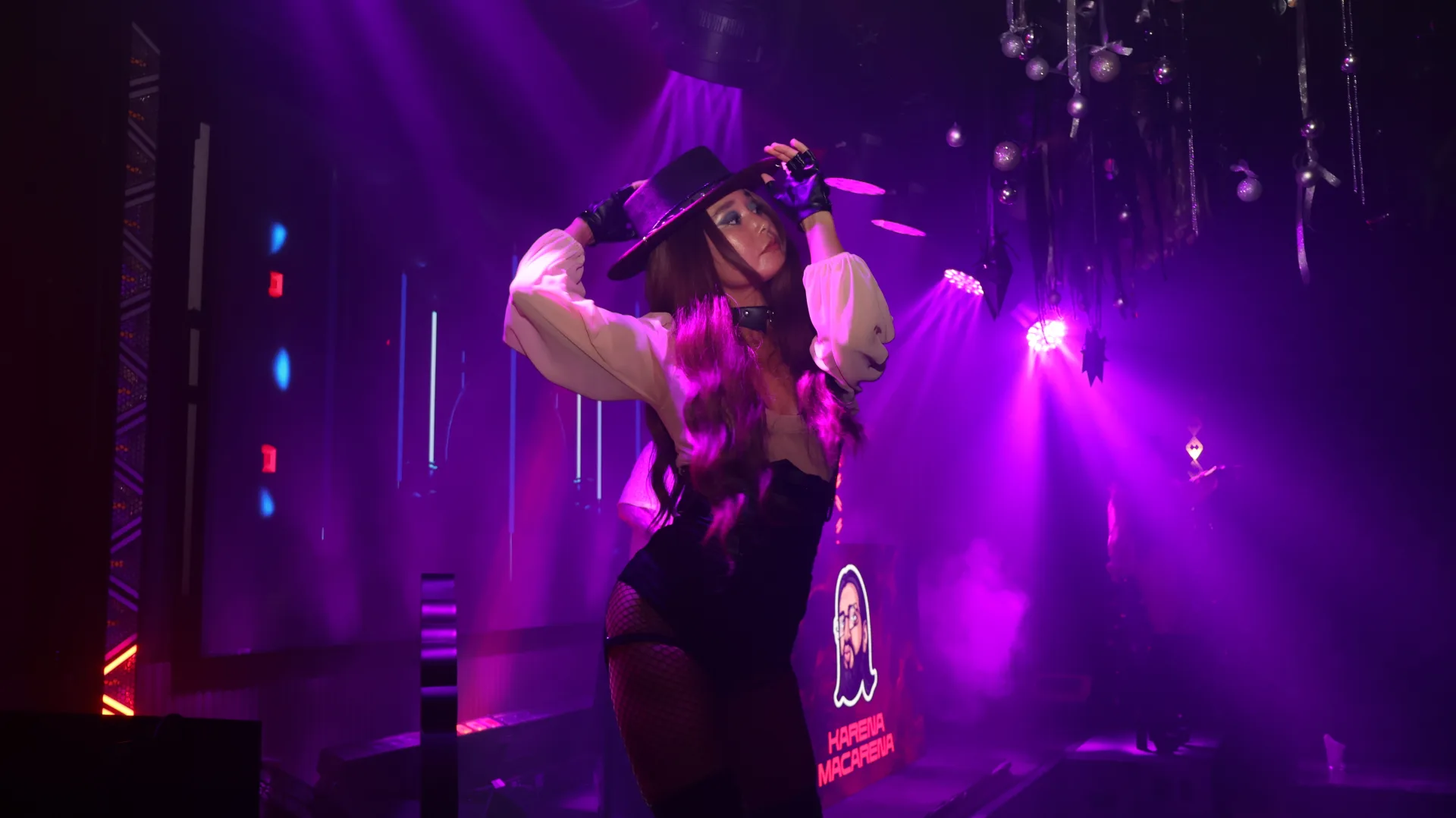 Cabaret show on stage
